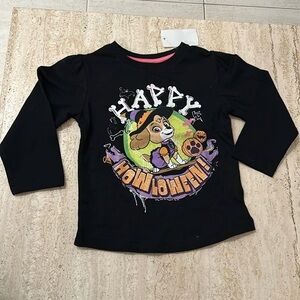 NWT Paw Patrol Halloween shirt size 2T